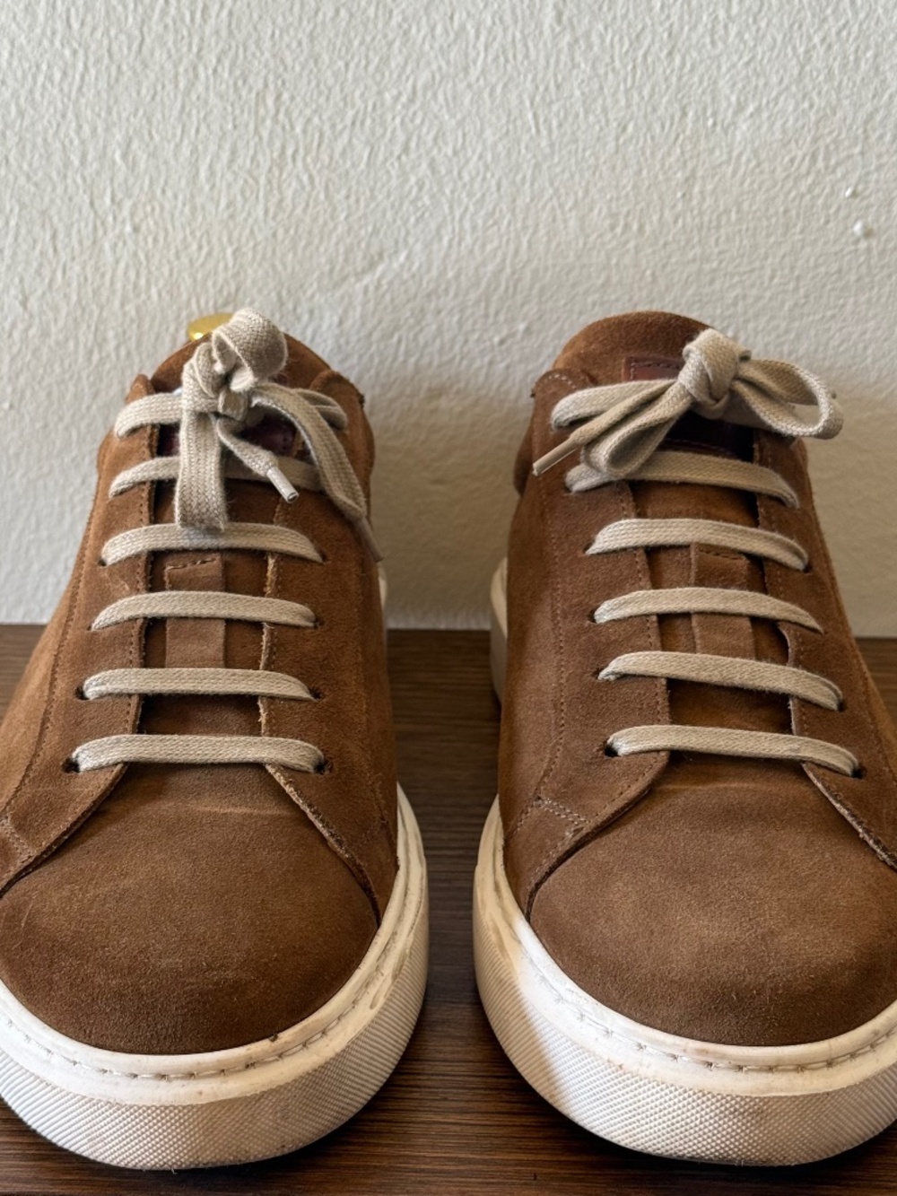 To Boot New York Brown Suede Sneakers Men's Size 12 Made in Italy Luxury Casual